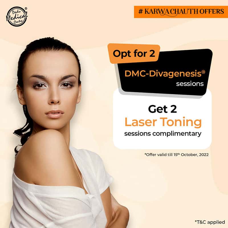 Opt for 2 DMC-Divagenesis®️ sessions and get 2 Laser Toning sessions complimentary