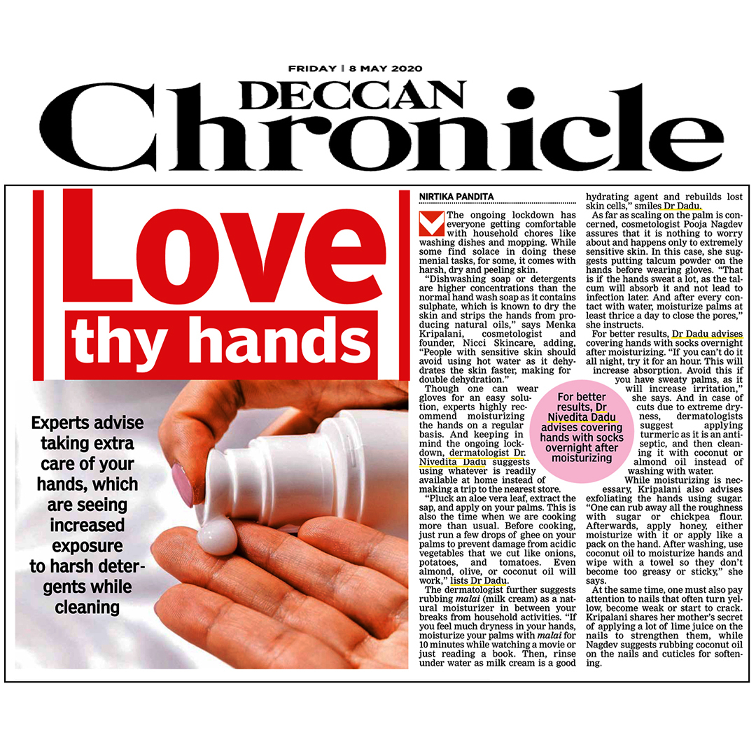 Take extra care of your hands